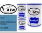 Preview: Ford, Bright Regatta Blue Metallic, 7H / 5979: 500ml Lackdose + 500ml Klarlack + 250ml Härter - Set, von ATW Autoteile West.